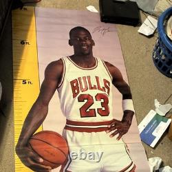 Michael Jordan Chicago Bulls #23 Basketball Poster NBA Basketball Team Art