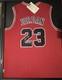 Michael Jordan Chicago Bulls #23 Signed Framed Basketball Jersey Autograph