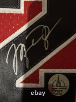 Michael Jordan Chicago Bulls #23 Signed Framed Basketball Jersey Autograph