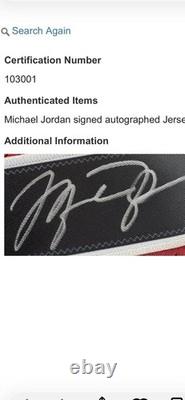 Michael Jordan Chicago Bulls #23 Signed Framed Basketball Jersey Autograph