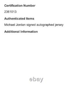 Michael Jordan Chicago Bulls #23 Signed Framed Basketball Jersey Autograph