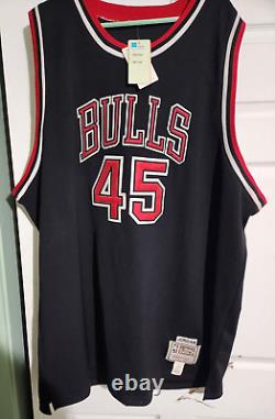 Michael Jordan Chicago Bulls#45 Comeback Jersey Mitchell & Hess Authentic