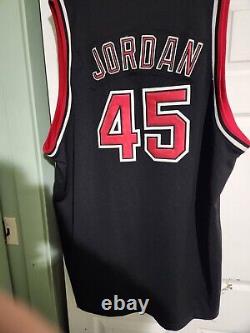 Michael Jordan Chicago Bulls#45 Comeback Jersey Mitchell & Hess Authentic