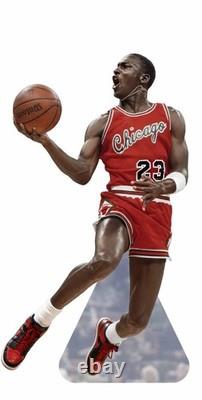 Michael Jordan Chicago Bulls 6FT 8IN Life Size Standee Basketball Cutout