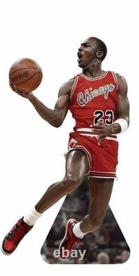 Michael Jordan Chicago Bulls 6FT 8IN Life Size Standee Basketball Cutout