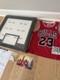 Michael Jordan Chicago Bulls AWAY 17x17 Mini Framed Jersey Display DIY Kit