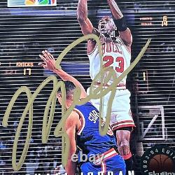 Michael Jordan Chicago Bulls Autographed Trading Card COA AUTHENTIC Hologram