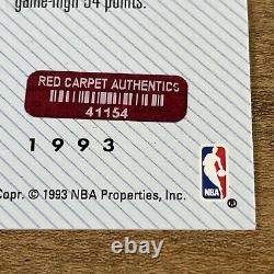 Michael Jordan Chicago Bulls Autographed Trading Card COA AUTHENTIC Hologram