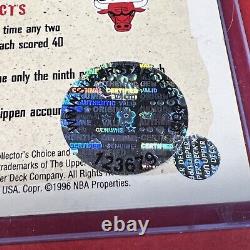 Michael Jordan Chicago Bulls Autographed Trading Card COA AUTHENTIC Hologram VTG