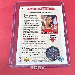 Michael Jordan Chicago Bulls Autographed Trading Card COA AUTHENTIC Hologram VTG