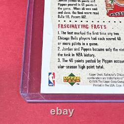 Michael Jordan Chicago Bulls Autographed Trading Card COA AUTHENTIC Hologram VTG