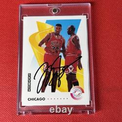 Michael Jordan Chicago Bulls Autographed Trading Card COA Hologram