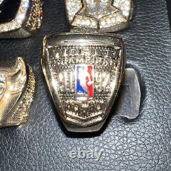 Michael Jordan Chicago Bulls Championship 6 Ring Set With Wooden Display Box