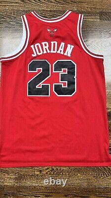 Michael Jordan Chicago Bulls Jersey Tank Top Nike Team NBA 50 XL Length + 2 P0