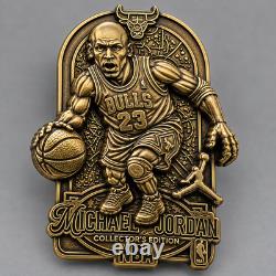 Michael Jordan Chicago Bulls Metal Pin Collector Nba Nike Jumpman #23 Limited