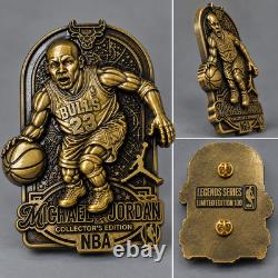 Michael Jordan Chicago Bulls Metal Pin Collector Nba Nike Jumpman #23 Limited