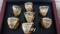 Michael Jordan Chicago Bulls NBA Basketball Championship Memorabilia Set W Box
