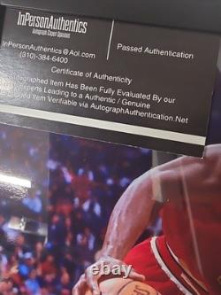 Michael Jordan Chicago Bulls NBA Signed 8x10 Basketball Photo Autographed with COA