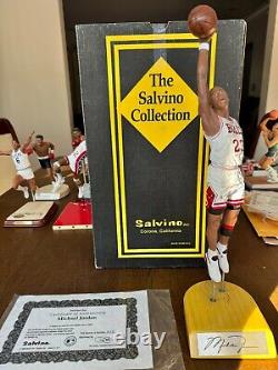 Michael Jordan Chicago Bulls Salvino Figurine with Papers and Box