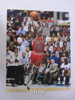 Michael Jordan Chicago Bulls Signed 8x10 Photo COA CERTIFIED 3235603