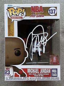 Michael Jordan Chicago Bulls Signed/Autographed Funko NBA Hologram withCOA