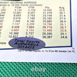 Michael Jordan Chicago Bulls Signed Autographed Trading Card COA Hologram