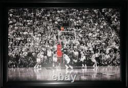 Michael Jordan Chicago Bulls The Shot Basketball Sports 24 X 36 Frame