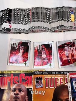 Michael Jordan Collection of Magazines, Cards, Stickers & Hat