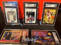 Michael Jordan Collectors Lot of 13 SGC graded cards! + Additional 5 card set