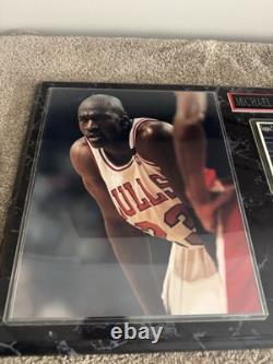 Michael Jordan Collectors Plaque Vintage Sports Cards & Name Plate 15x12