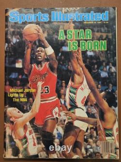 Michael Jordan Dec. 10, 1984 Sports Illustrated A Star Is Born Label Removed