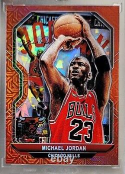 Michael Jordan Fleer Skybox Chicago Bulls Custom Art Card