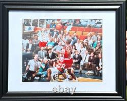 Michael Jordan Framed 1989 8x10 Film Pro Print 1/23 Rare Stands Shot with Pro SLR