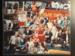 Michael Jordan Framed 1989 8x10 Film Pro Print 1/23 Rare Stands Shot with Pro SLR