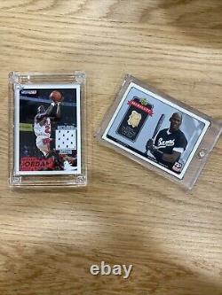 Michael Jordan GAME WORN+GAME USED, Jersey Fusion, Fleer 93-94, Upper Deck 2021