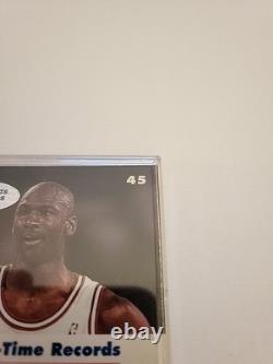 Michael Jordan Hand-Signed Auto 1992 SkyBox USA NBA All-Time Records #45 WithCOA