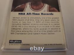 Michael Jordan Hand-Signed Auto 1992 SkyBox USA NBA All-Time Records #45 WithCOA