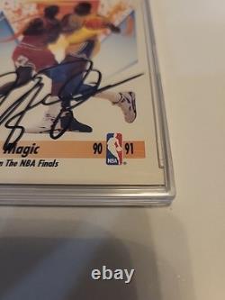 Michael Jordan Hand-Signed Autograph 1991 SkyBox Michael VS. Magic #333 WithCOA