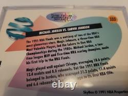 Michael Jordan Hand-Signed Autograph 1991 SkyBox Michael VS. Magic #333 WithCOA