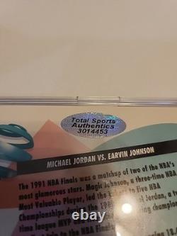 Michael Jordan Hand-Signed Autograph 1991 SkyBox Michael VS. Magic #333 WithCOA