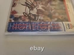 Michael Jordan Hand-Signed Autograph 1993-94 UD NBA Finals Highlights #201 WithCOA