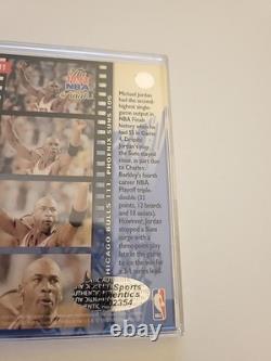 Michael Jordan Hand-Signed Autograph 1993-94 UD NBA Finals Highlights #201 WithCOA