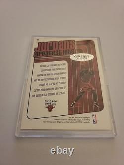 Michael Jordan Hand-Signed Autograph 1999 UD Jordan's Greatest Hits #417 WithCOA