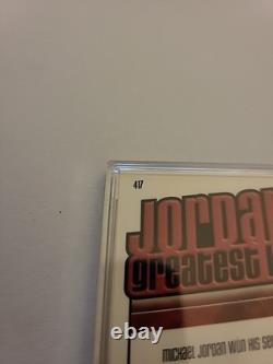 Michael Jordan Hand-Signed Autograph 1999 UD Jordan's Greatest Hits #417 WithCOA