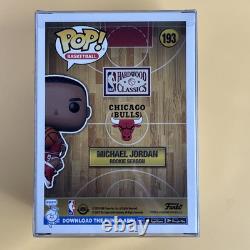 Michael Jordan Hand Signed COA Funko Pop! Basketball #193 Chicago Bulls Hologram