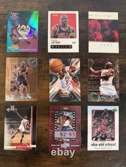 Michael Jordan High-End Card Lot 9x with SPX, Fleer Metal, Inserts, Holos etc