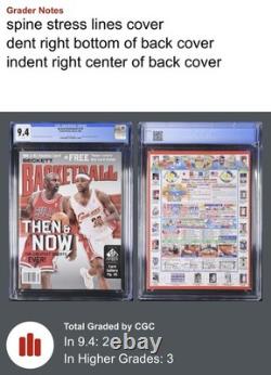 Michael Jordan LeBron James Beckett Basketball #176 CGC Grade 9.4 Only 3 Higher