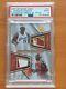 Michael Jordan Lebron James Dual Patch PSA 9