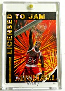 Michael Jordan License To Jam 1993 Tribute RARE Vintage Chicago Bulls Mint