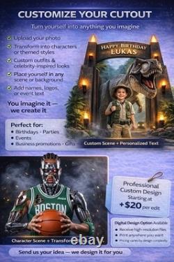 Michael Jordan Life-Size 6'6 Cardboard Cutout Home Alone Style Prop